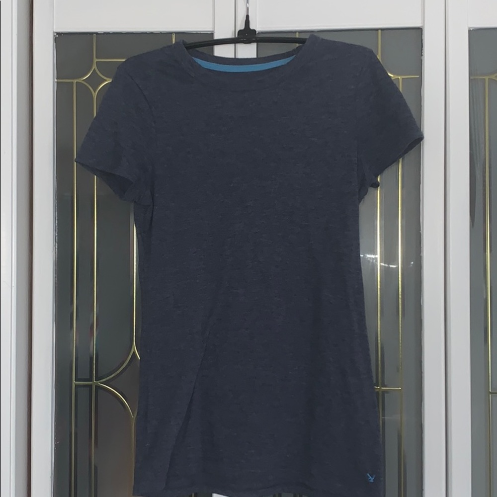 Blue short sleeve shirt